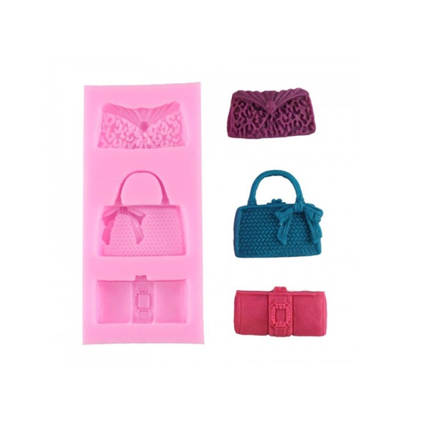 PURSE HANDBAG CLUTCH SHAPE SILICONE MOULD