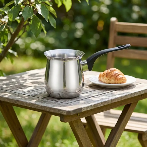 STAINLESS STEEL MILK  POT 0.6L