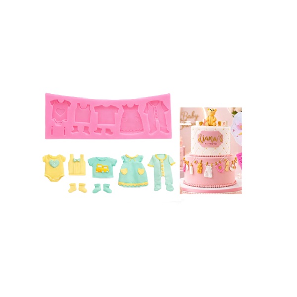 3D BABY CLOTH SILICONE MOULD