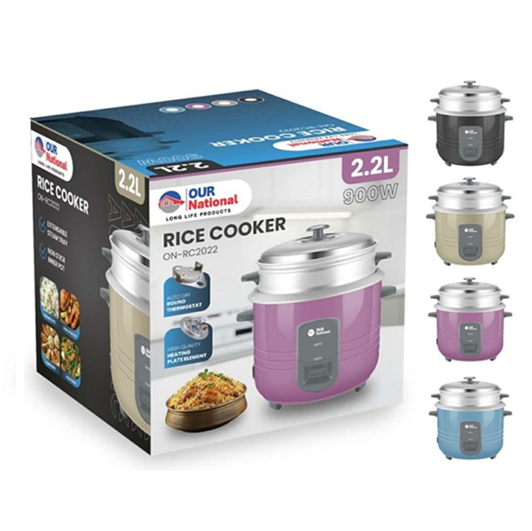 OUR NATIONAL RICE COOKER 2.2 LITRES