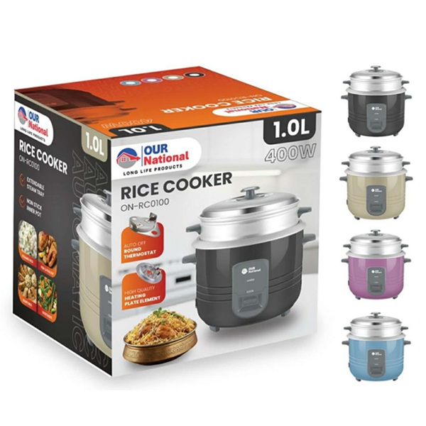 OUR NATIONAL RICE COOKER 1.0 LITRES